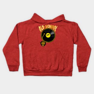 old school is gold Kids Hoodie